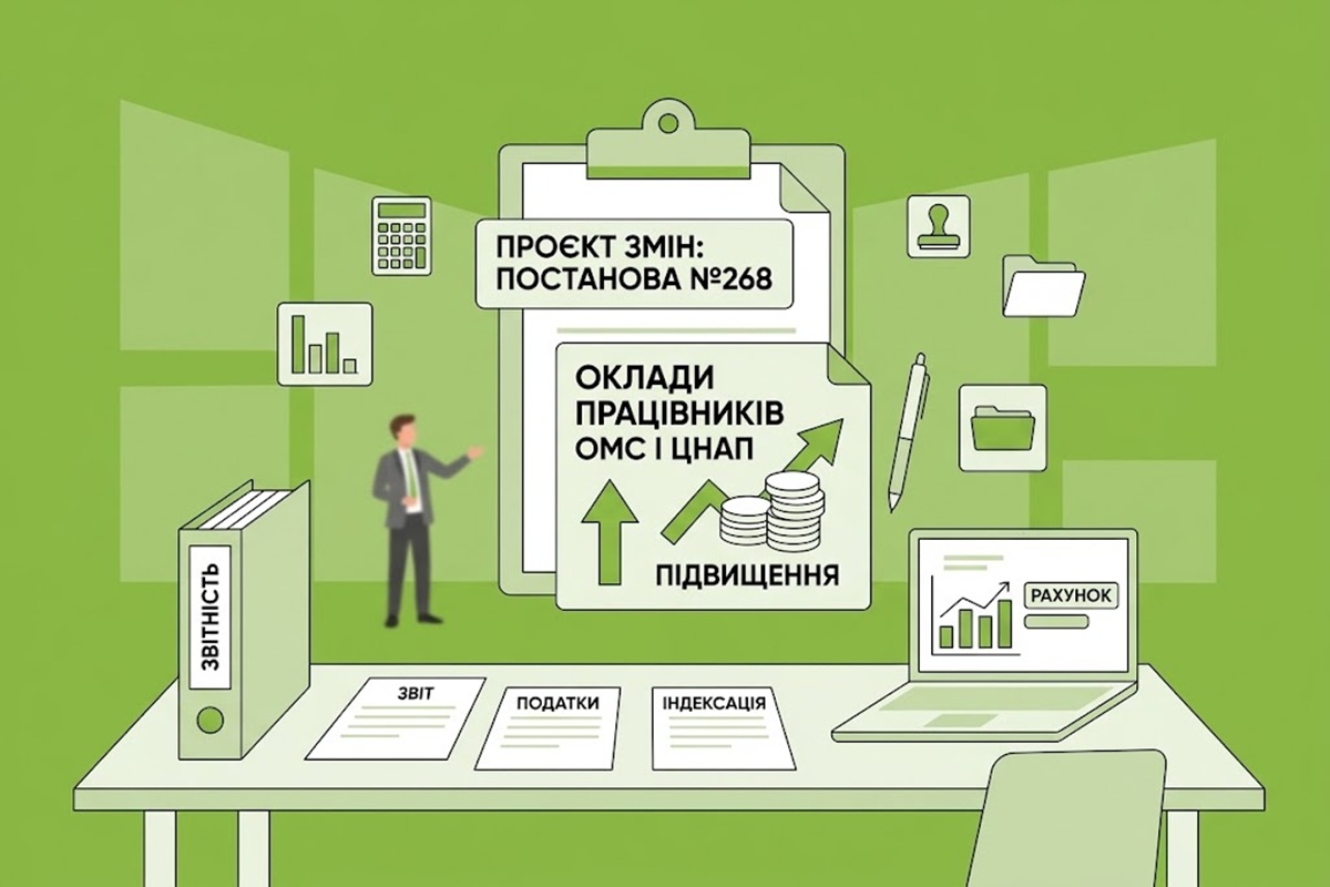 Оклади працівників ОМС і ЦНАП планують підвищити: проєкт змін до постанови КМУ №268