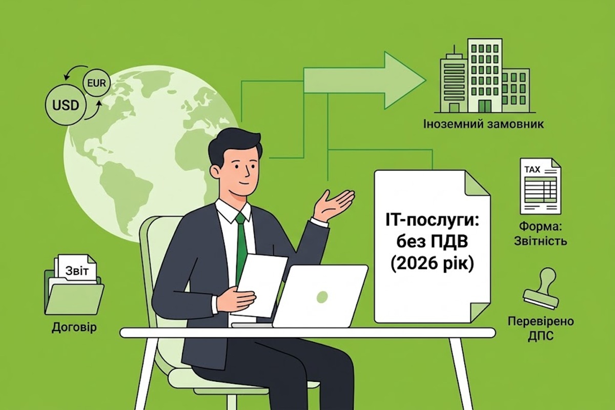 Які ІТ-послуги може надавати ФОП іноземному замовнику без ПДВ у 2026 році: консультує ДПС