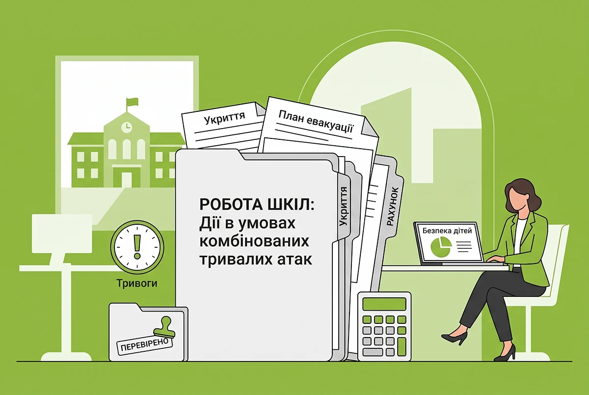 Робота шкіл Києва в умовах комбінованих тривалих атак: рекомендації КМДА