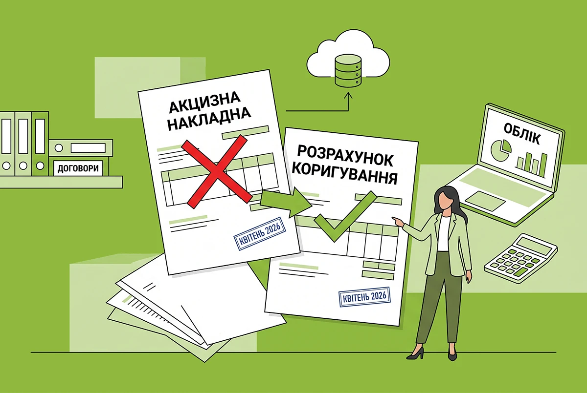 Як виправити помилку в акцизній накладній: правила складання розрахунку коригування