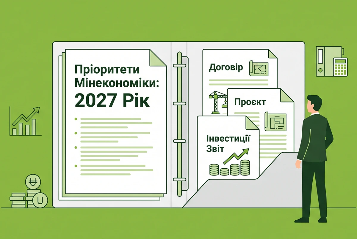 Нарощування інвестицій та формування портфеля проєктів відбудови: пріоритети Мінекономіки на 2027 рік
