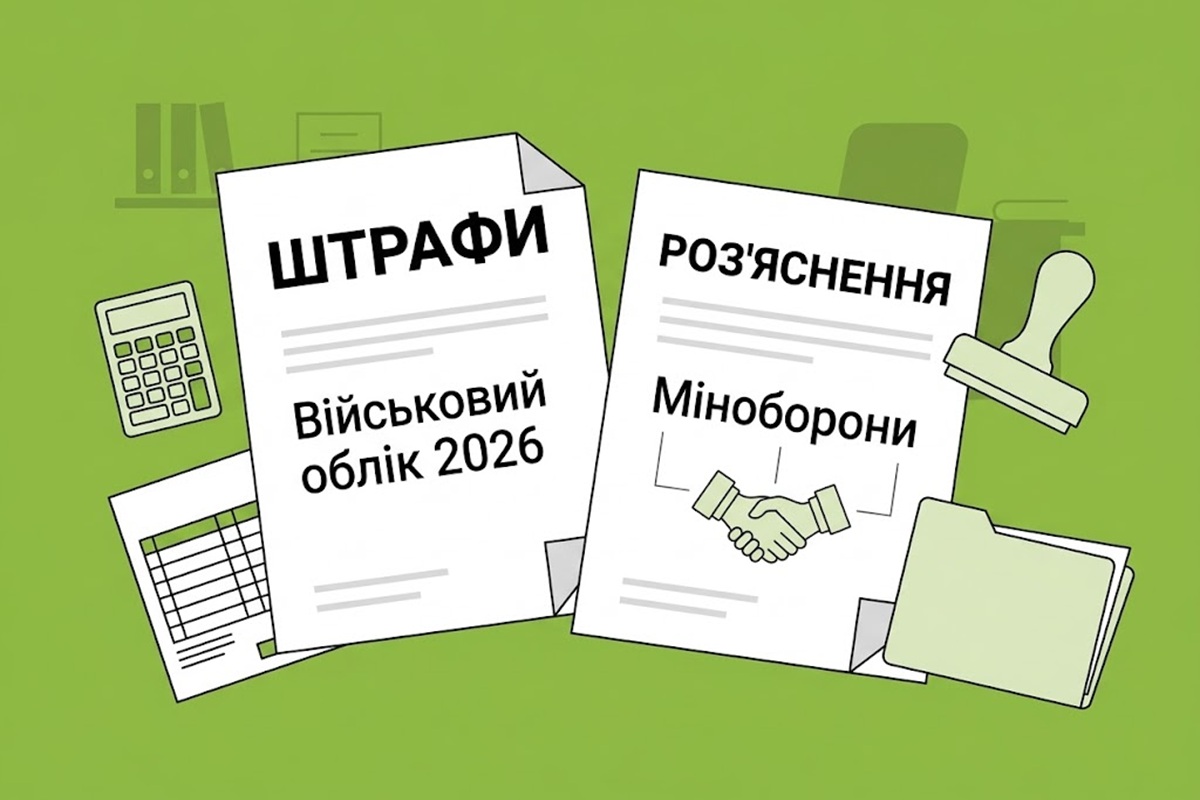 Штрафи до 59500 грн за порушення військового обліку на підприємстві-2026: розʼяснення від Міноборони