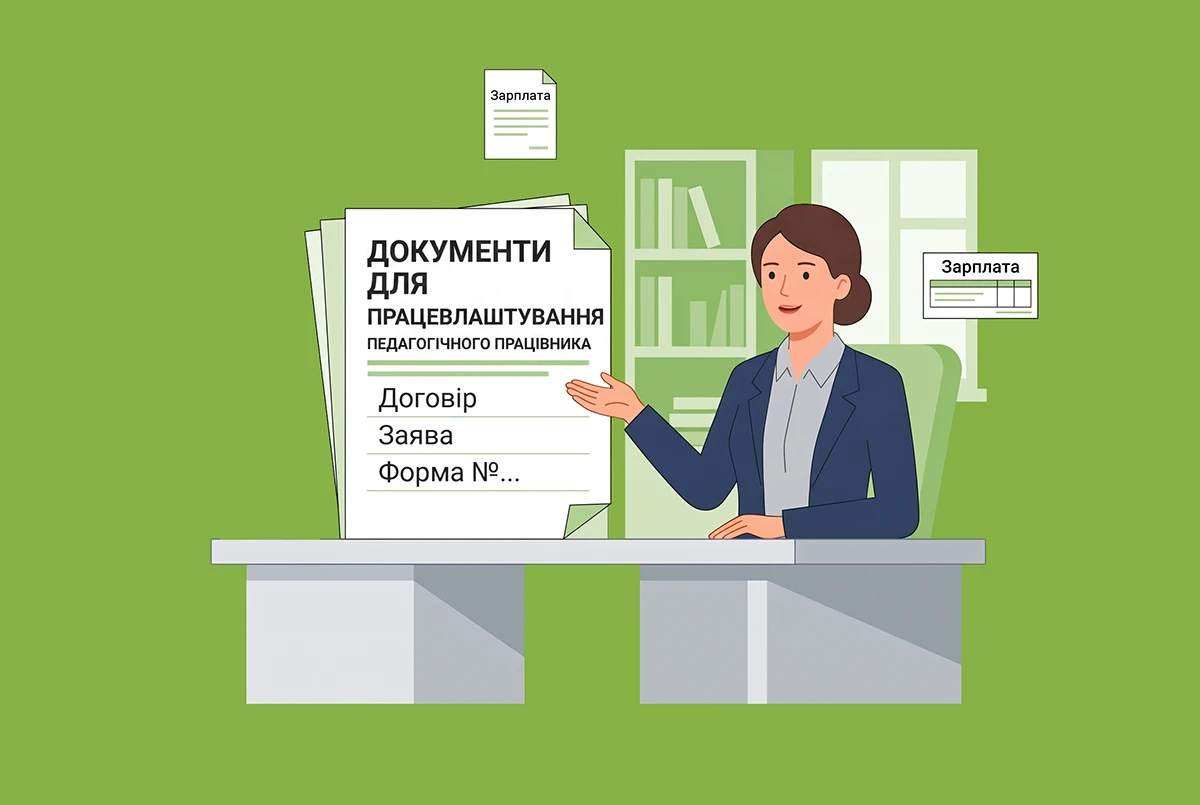 Кандидат на посаду педагога: перелік документів для працевлаштування