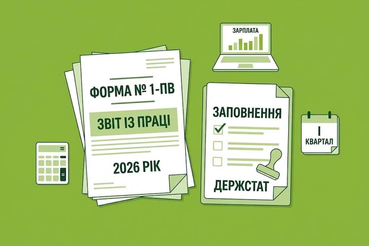 Квартальна форма № 1-ПВ «Звіт із праці»: алгоритм заповнення від Держстату у 2026 р.