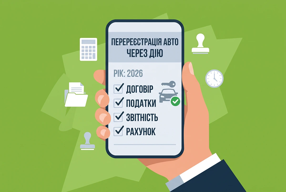 Перереєстрація авто через Дію-2026: найпоширеніші причини відмови від МВС