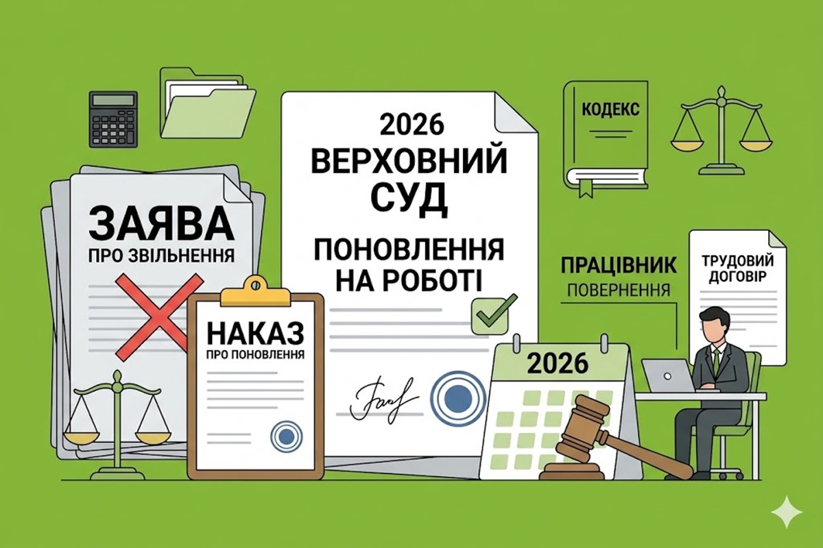 Незаконне звільнення у 2026 році: Верховний суд визначив правила поновлення на роботі