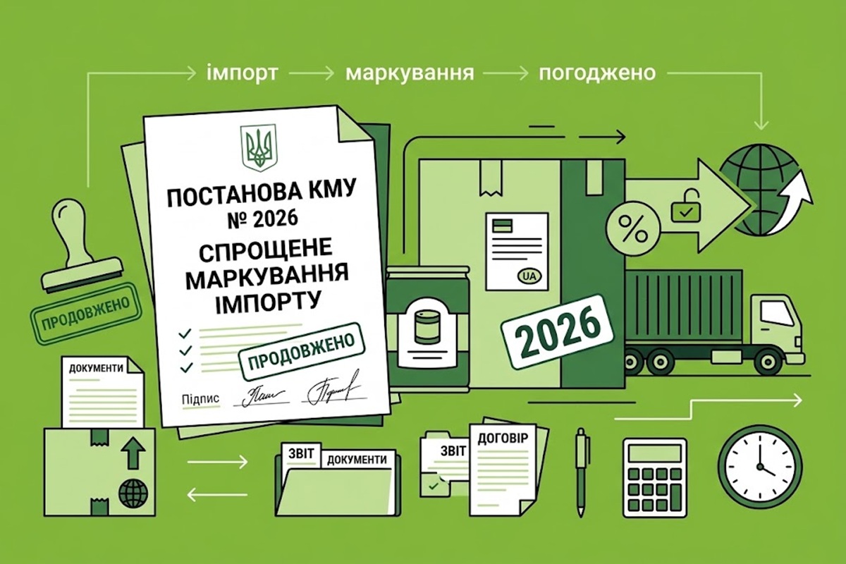 КМУ у 2026 році продовжив спрощені вимоги до маркування імпортних продуктів