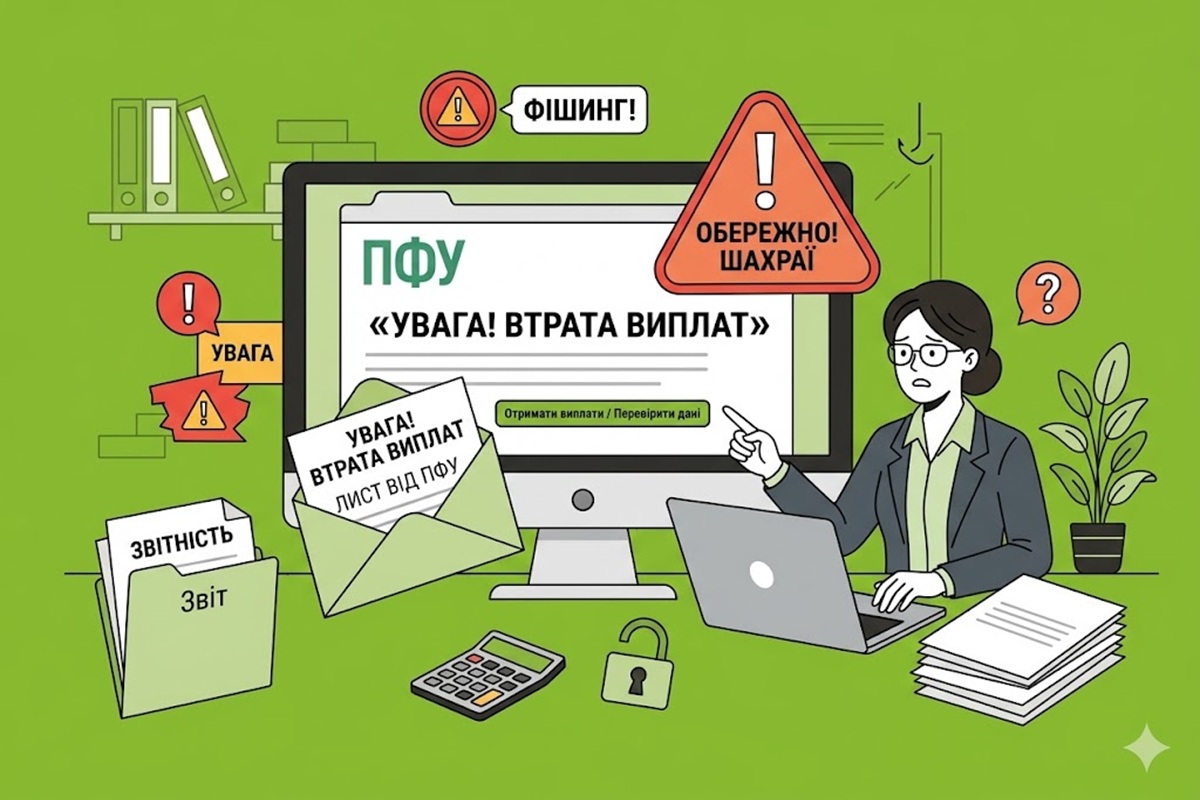Повідомлення від ПФУ про втрату виплат: нова фішингова розсилка-2026