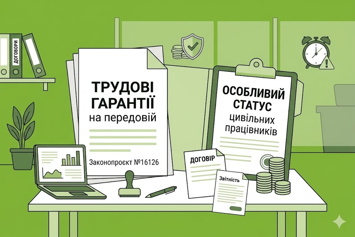 Особливий статус і трудові гарантії для цивільних працівників на передовій: законопроєкт №16126