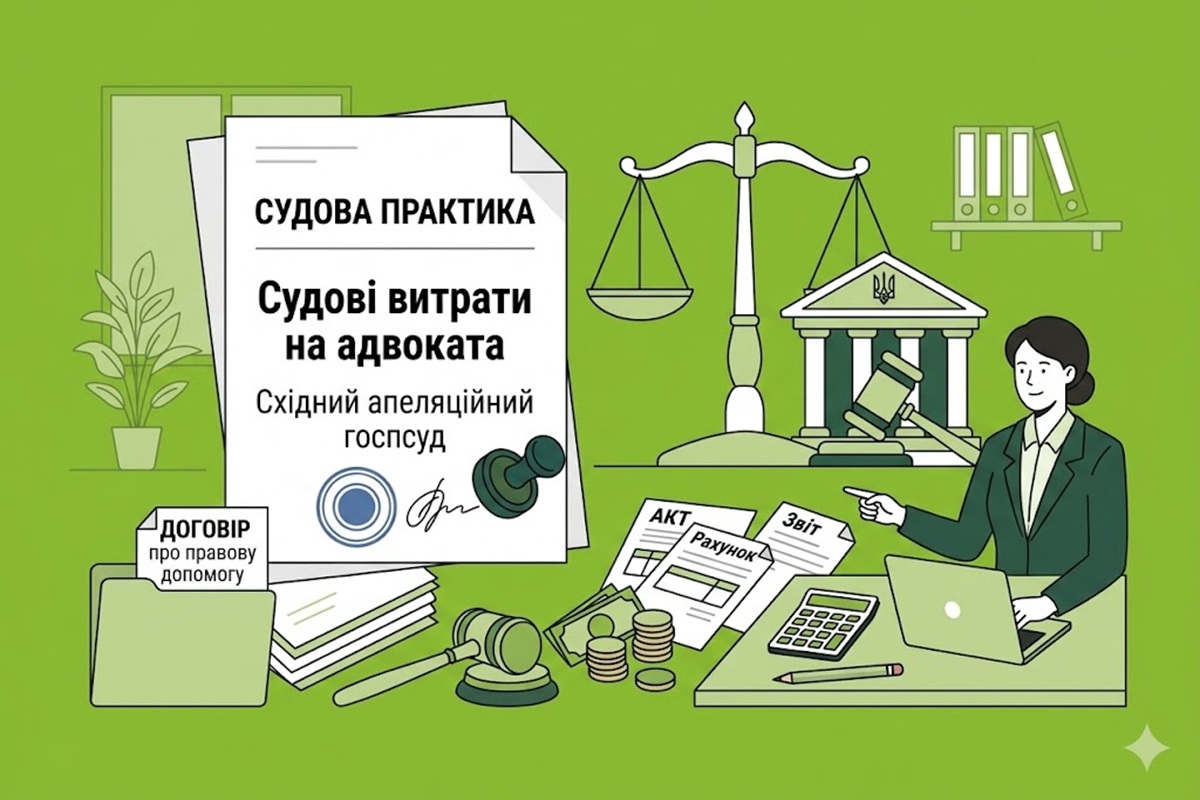 Судові витрати на адвоката: Східний апеляційний госпсуд узагальнив судову практику