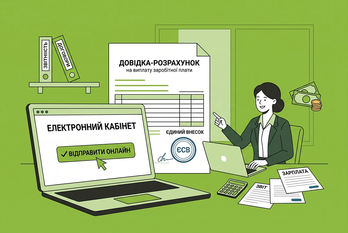 Довідку-розрахунок на виплату зарплати можна подати через Електронний кабінет, – ДПС