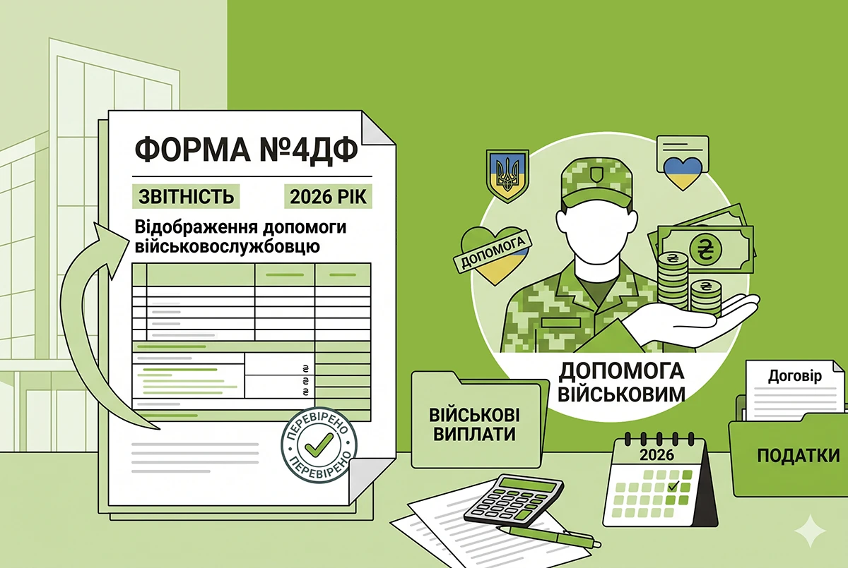 Підприємство виплачує допомогу військовослужбовцю у 2026 році: ДПС роз'яснила правила оподаткування за ПКУ