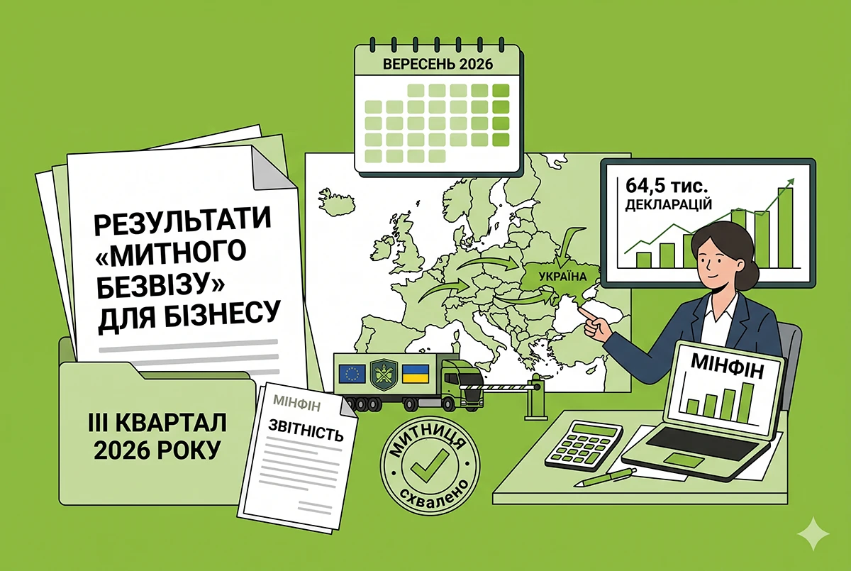 Результати «митного безвізу» для бізнесу за ІІІ квартал 2026 року: дані від Мінфіну