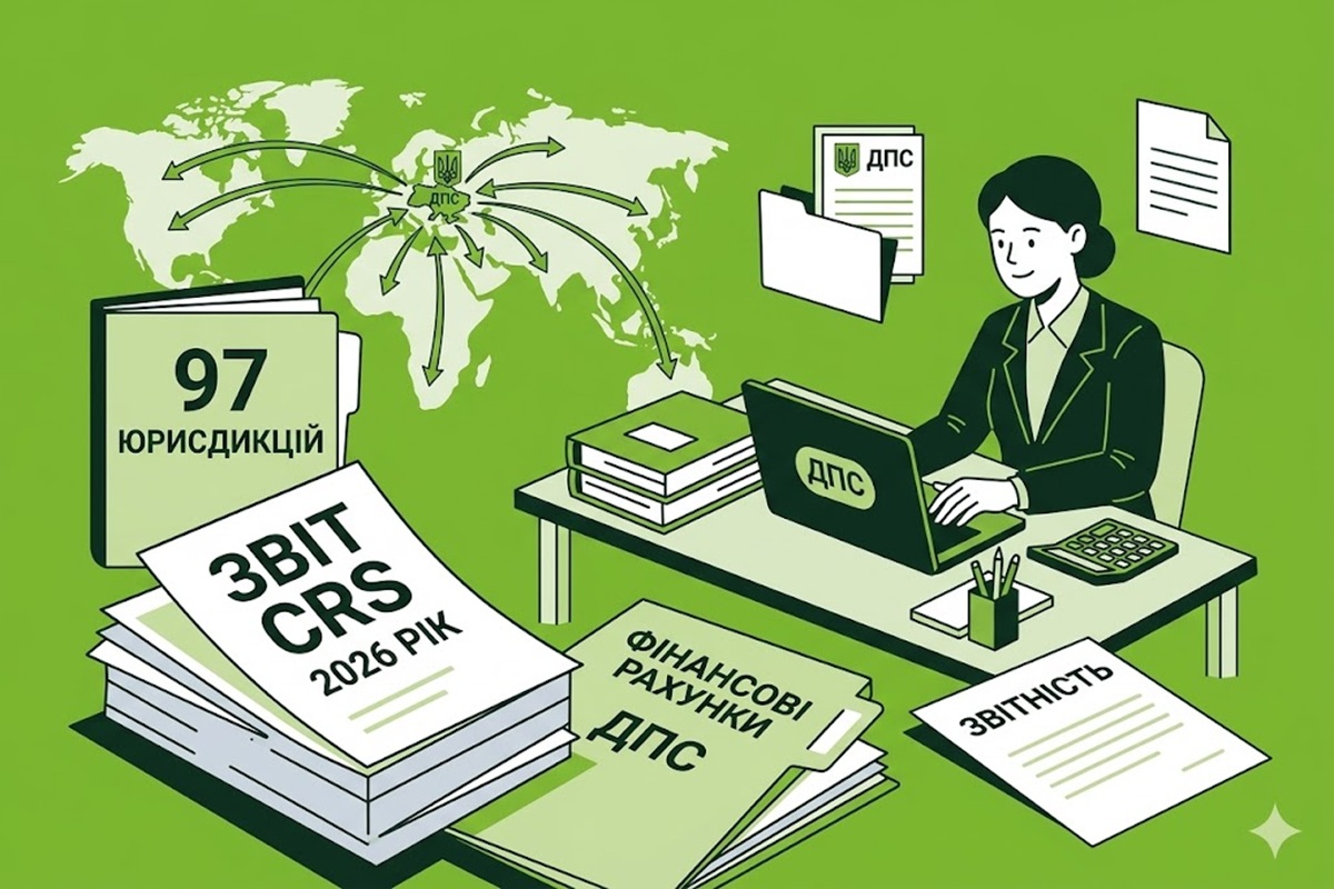 CRS у 2026 році: ДПС передала дані про фінансові рахунки до 97 юрисдикцій