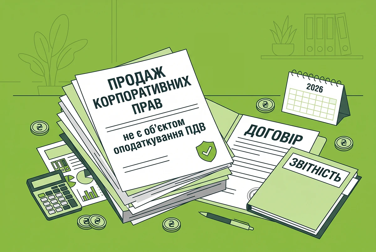Продаж корпоративних прав: коли потрібно нараховувати компенсуючі зобов’язання з ПДВ