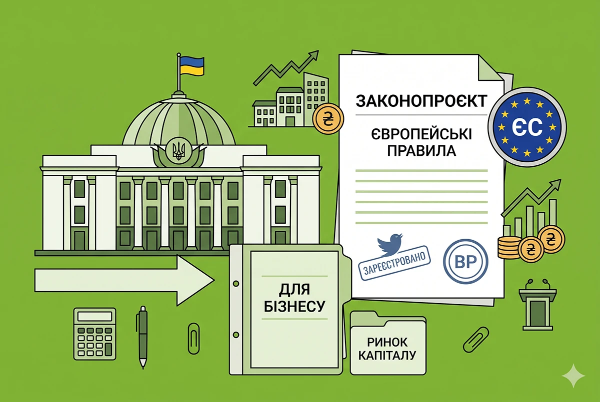 Нові інвестфонди для бізнесу: у ВРУ зареєстрували законопроєкт про європейські правила на ринку капіталу