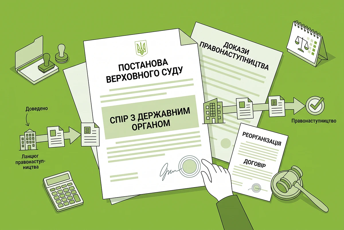 Функції підприємства-правонаступника: позиція Верховного суду у 2026 році