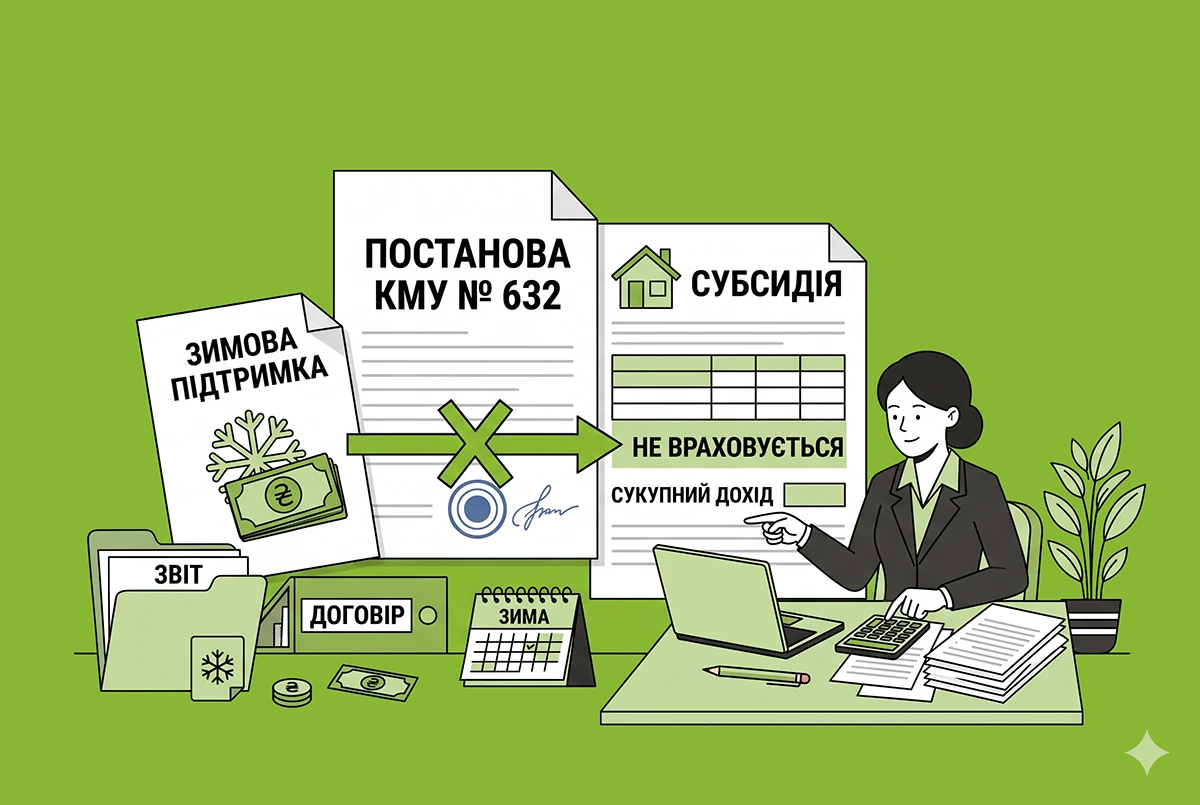 «Зимова підтримка» не впливає на призначення житлової субсидії у 2026 році