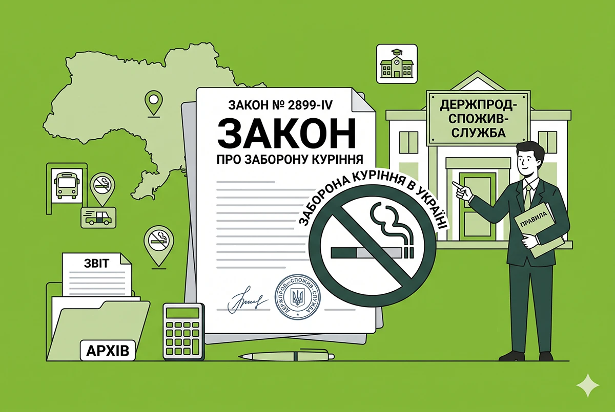 Де не можна курити в Україні: пояснення Держпродспоживслужби