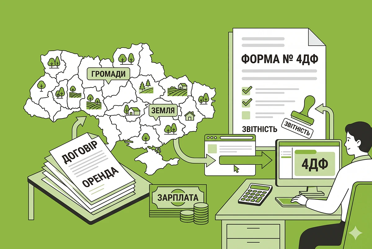 Зарплата та оренда земельних паїв у різних громадах: ДПС про подання єдиної звітності