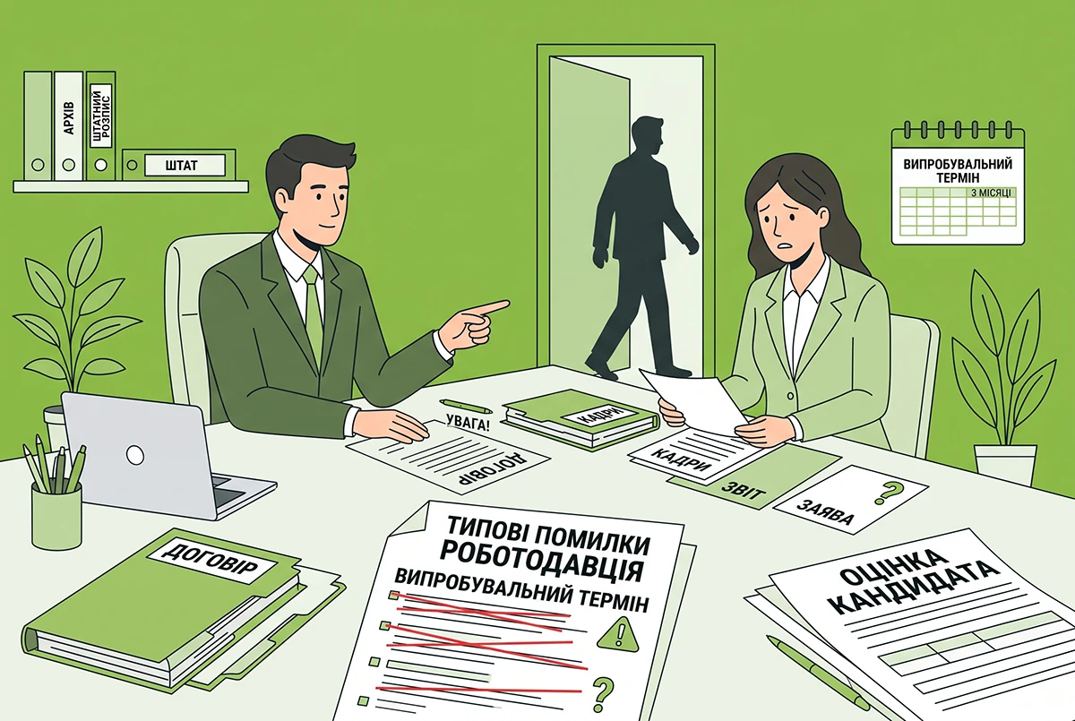 Чому компанії втрачають хороших кандидатів: 10 помилок під час найму