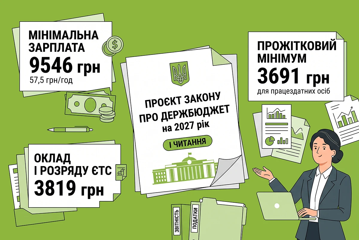 ВРУ прийняла у І читанні проєкт Держбюджету-2027: основні показники та мінімуми
