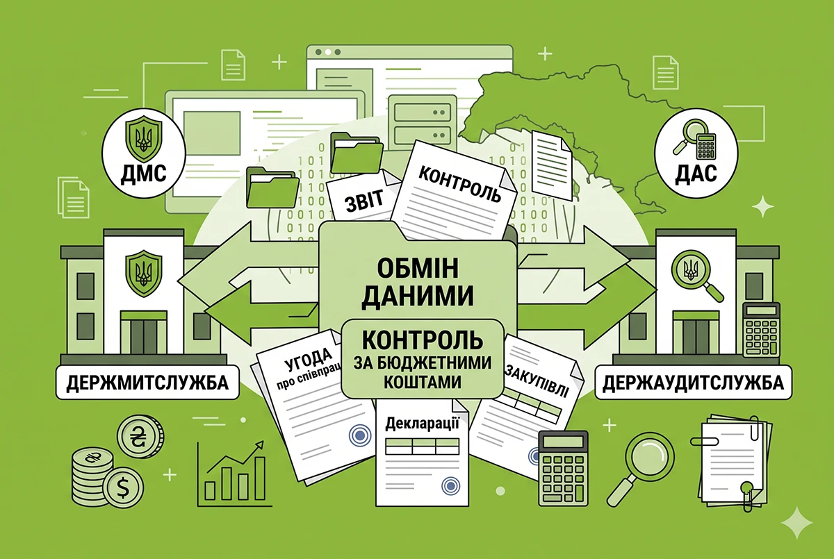 Держмитслужба та Держаудитслужба домовилися обмінюватися даними для контролю за бюджетними коштами