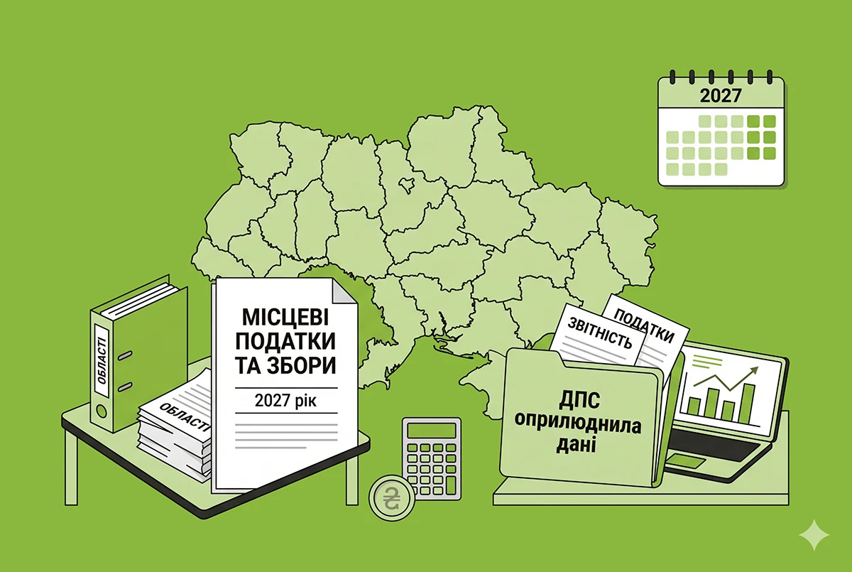 Ставки місцевих податків та зборів на 2027 рік: ДПС оприлюднила дані за областями