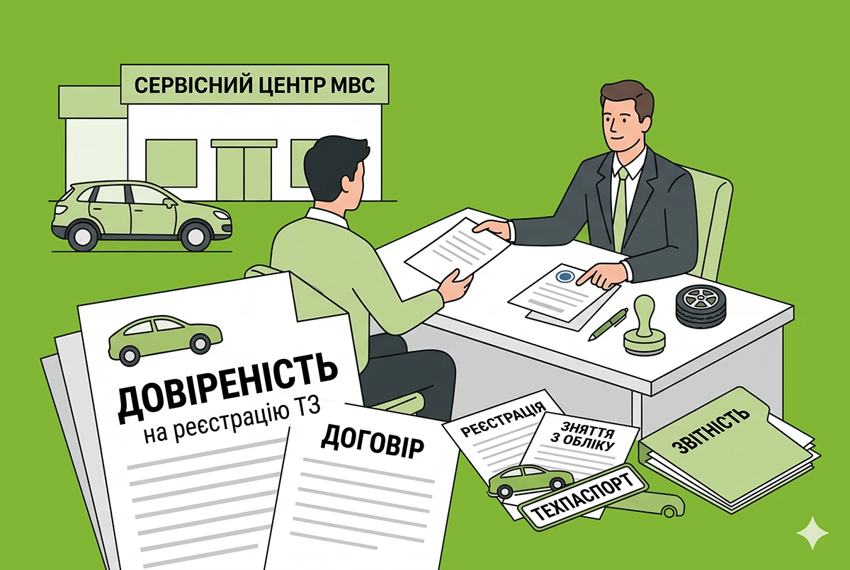 Як оформити довіреність для реєстраційних дій з авто: пояснення сервісних центрів МВС