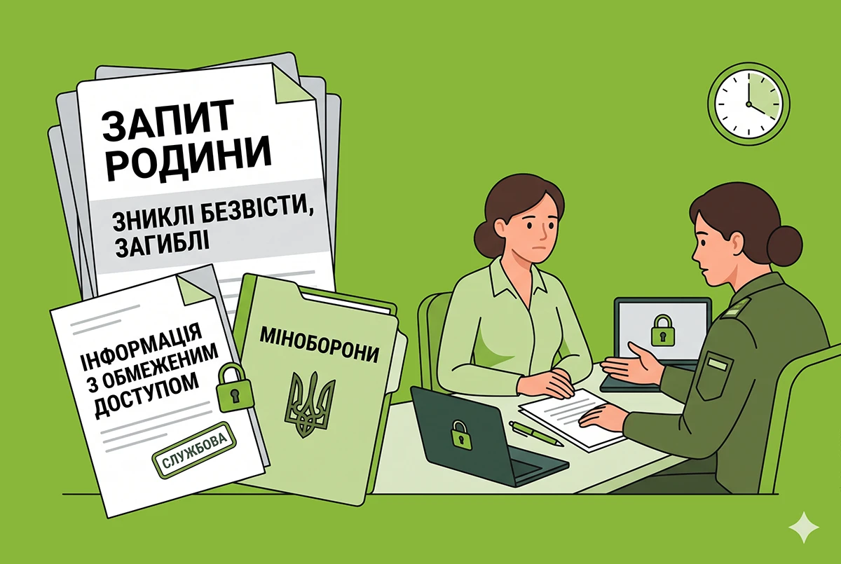 Яку інформацію про зниклих і загиблих військових можуть не надати родинам: пояснення Міноборони