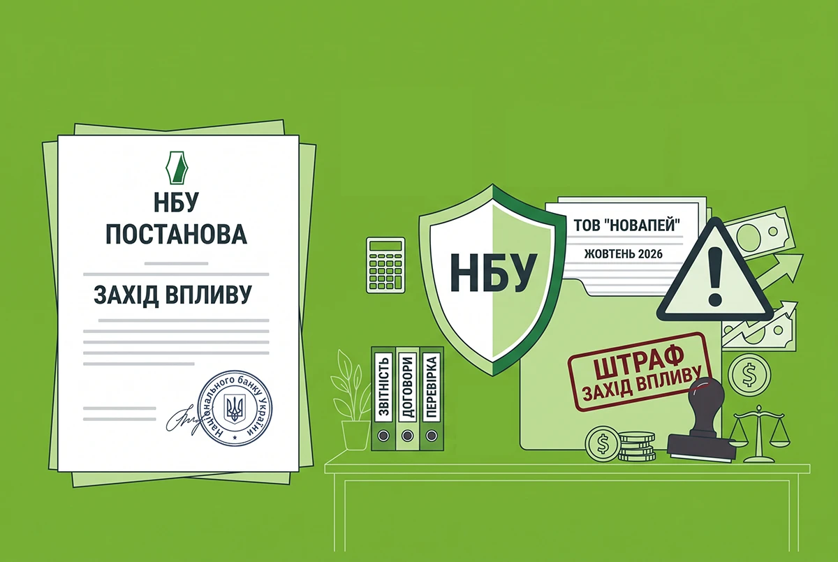 До ТОВ «НоваПей» у жовтні 2026 р. НБУ застосував захід впливу