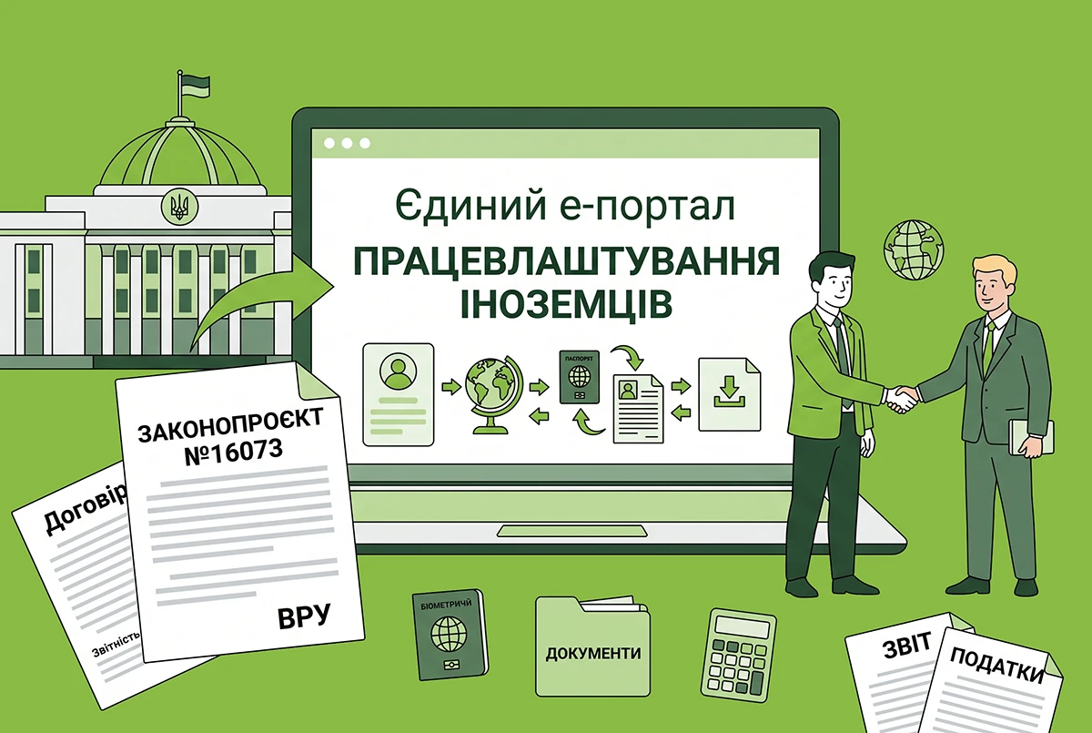 Створення єдиного е-порталу для працевлаштування іноземців: ВРУ пропонують прийняти законопроєкт №16073