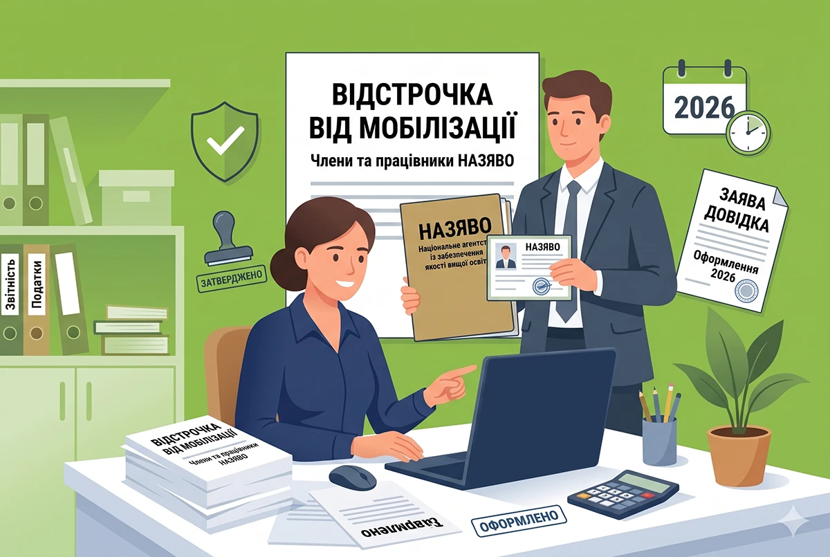 Відстрочку від мобілізації зможуть оформити члени Нацагентства із забезпечення якості вищої освіти