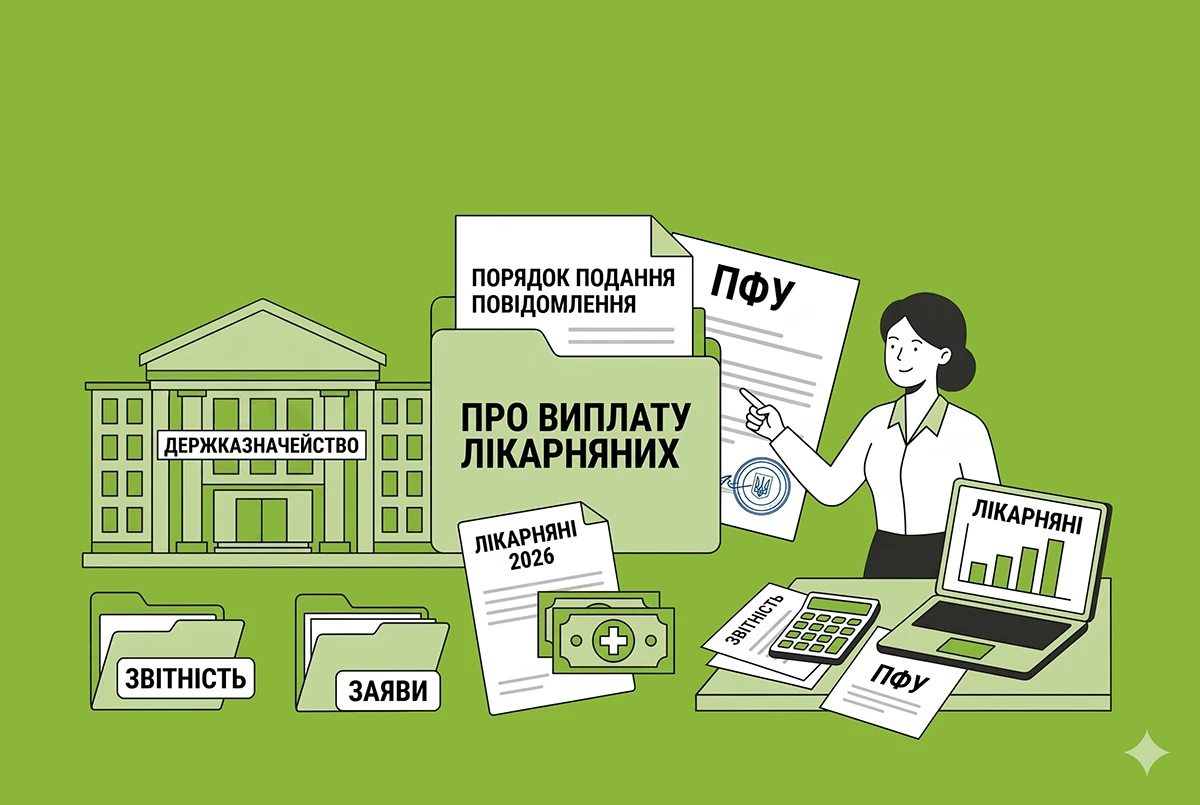 Казначейство затримує лікарняні у 2026 році: ПФУ пояснив порядок подання повідомлення про виплату