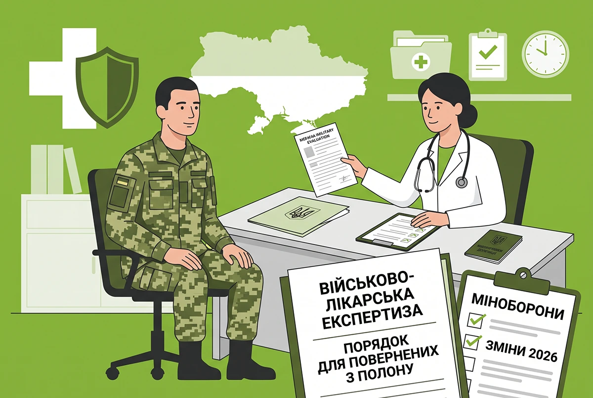 Проходження ВЛК військовими, звільненими з полону: розʼяснення від Міноборони