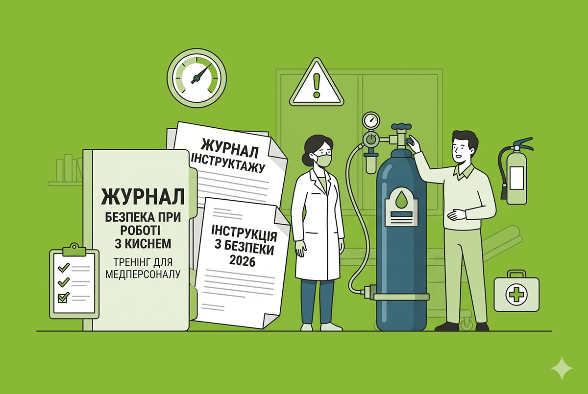 Кисневе обладнання в лікарнях: Держпраці нагадала медикам правила безпеки
