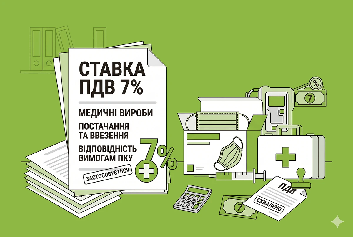 ПДВ на медичне обладнання: коли застосовується ставка 7%, а коли – 20%