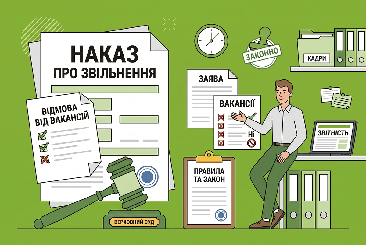 Чи можна звільнити працівника після відмови від вакансій: позиція Верховного Суду
