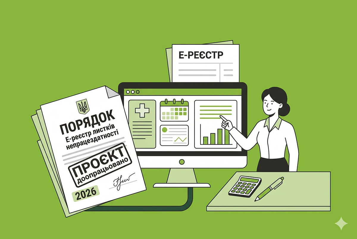 Нові правила ведення Е-реєстру листків непрацездатності: доопрацьовано проєкт порядку