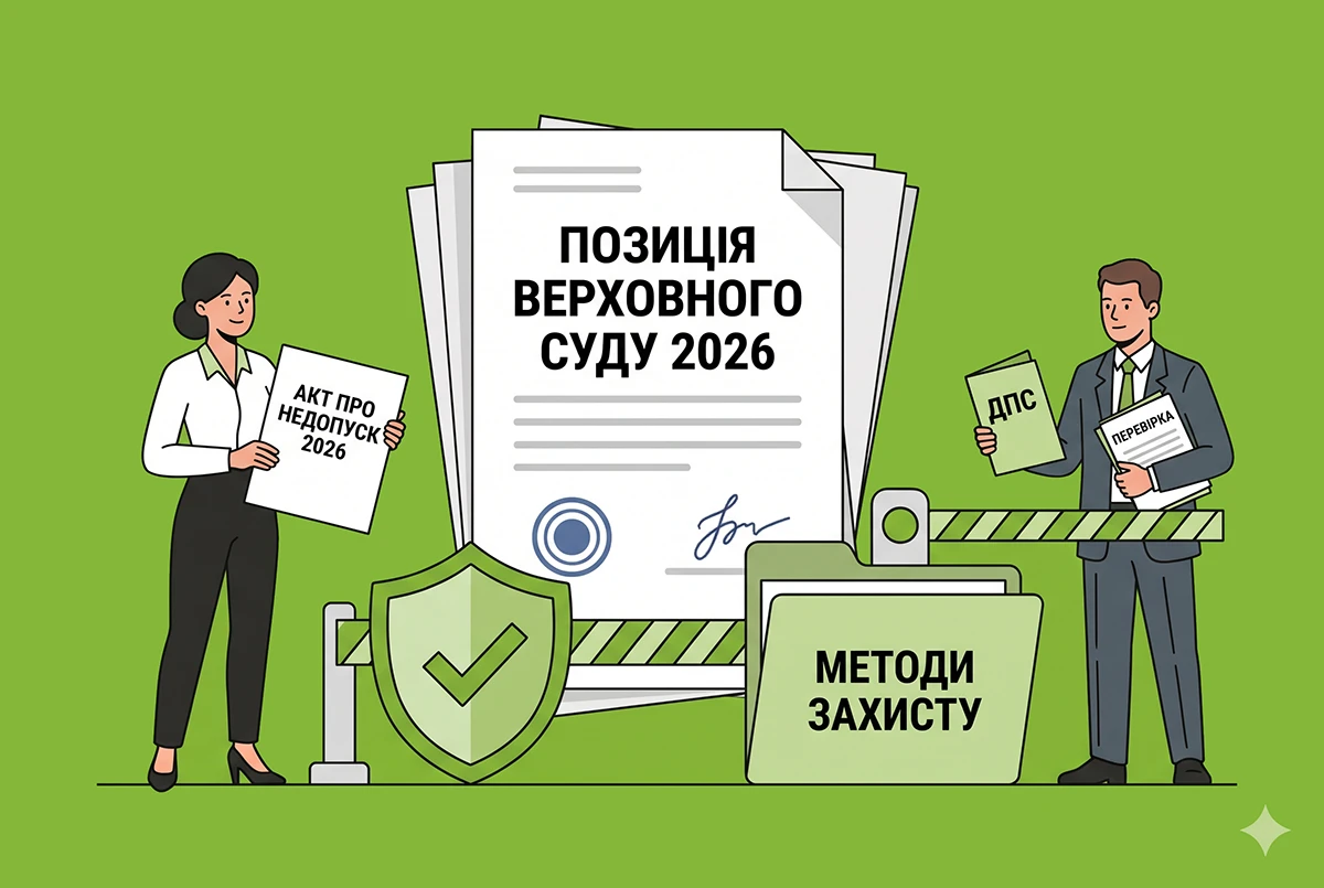 Недопуск податкової до перевірки у 2026 році: методи захисту та позиція Верховного суду