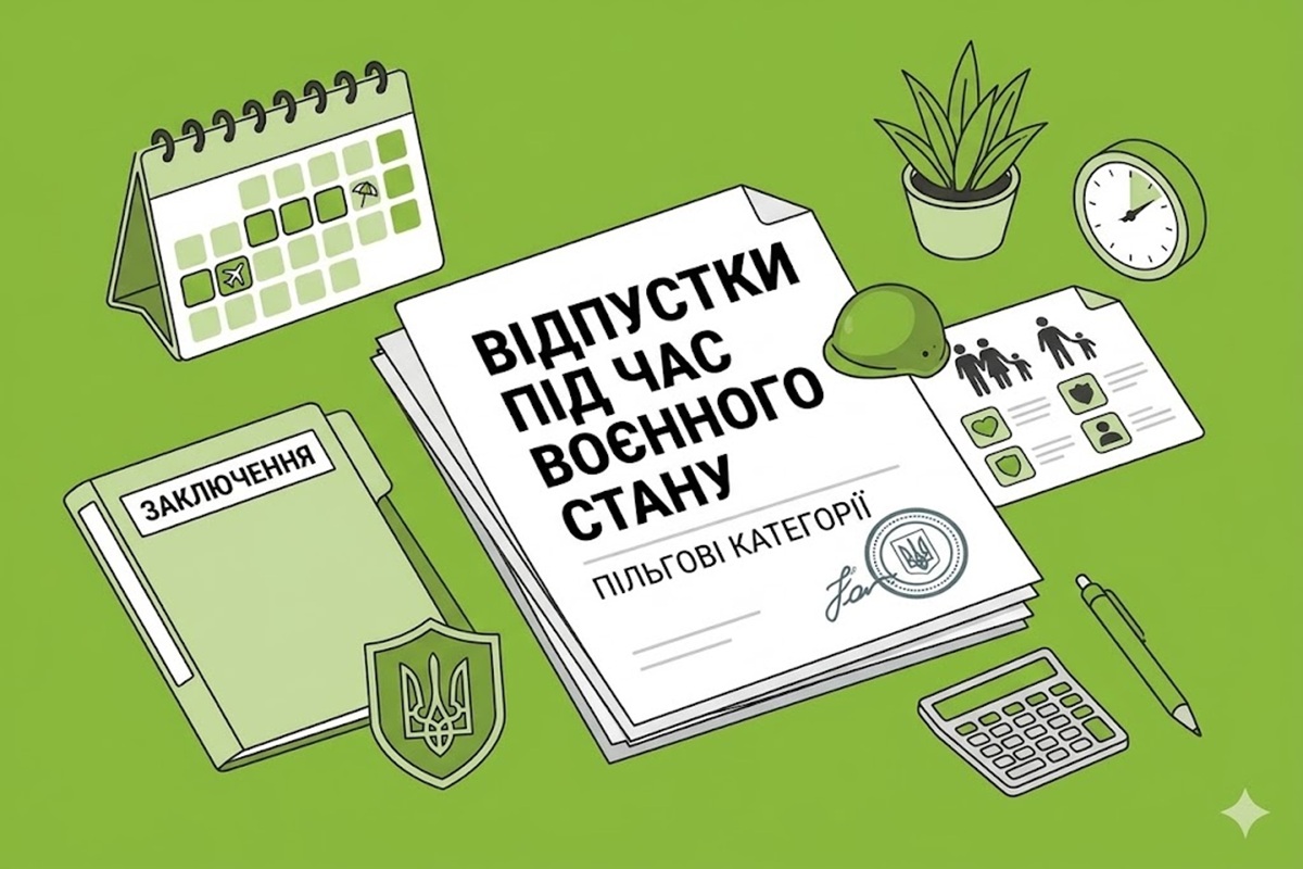 Відпустки під час воєнного стану: які гарантії мають пільгові категорії працівників
