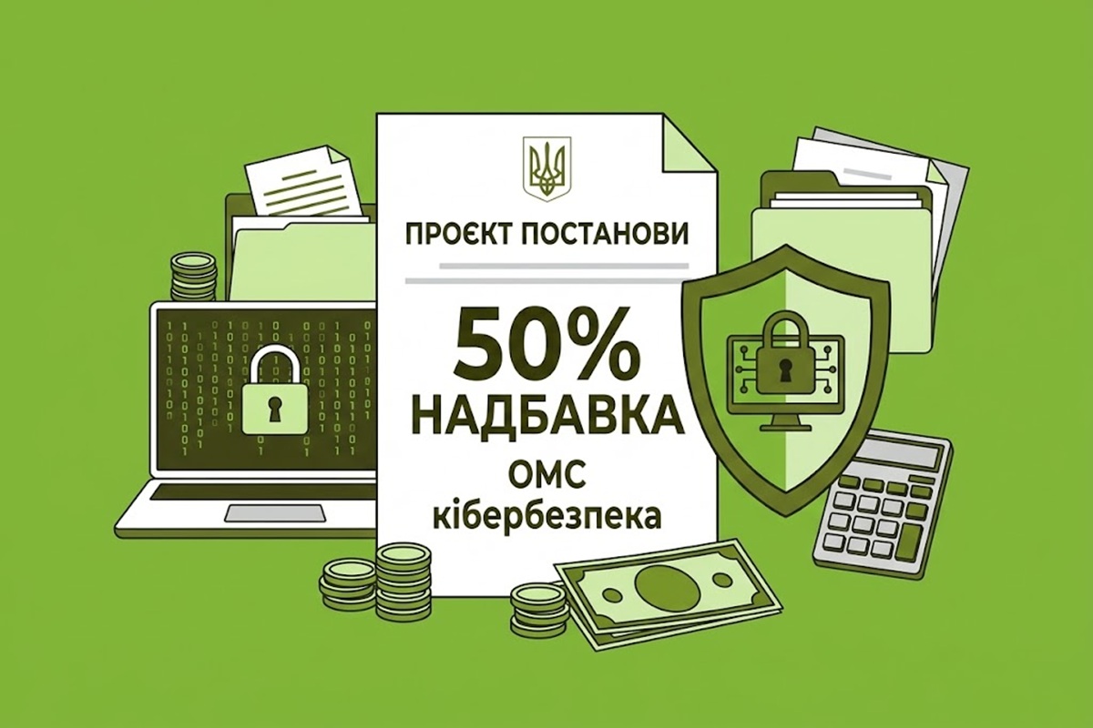 50% надбавки для працівників ОМС у сфері кібербезпеки: проєкт постанови КМУ