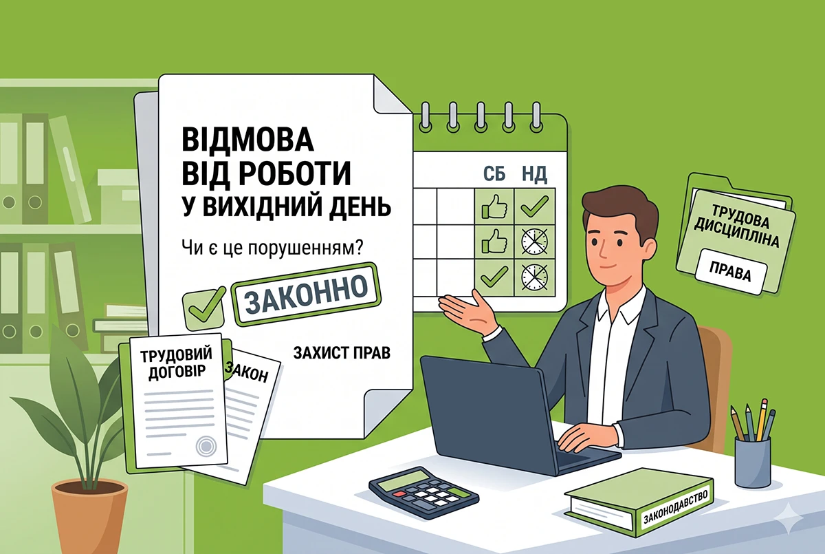 Чи можуть звільнити за відмову працювати у вихідний: роз’яснення Держпраці