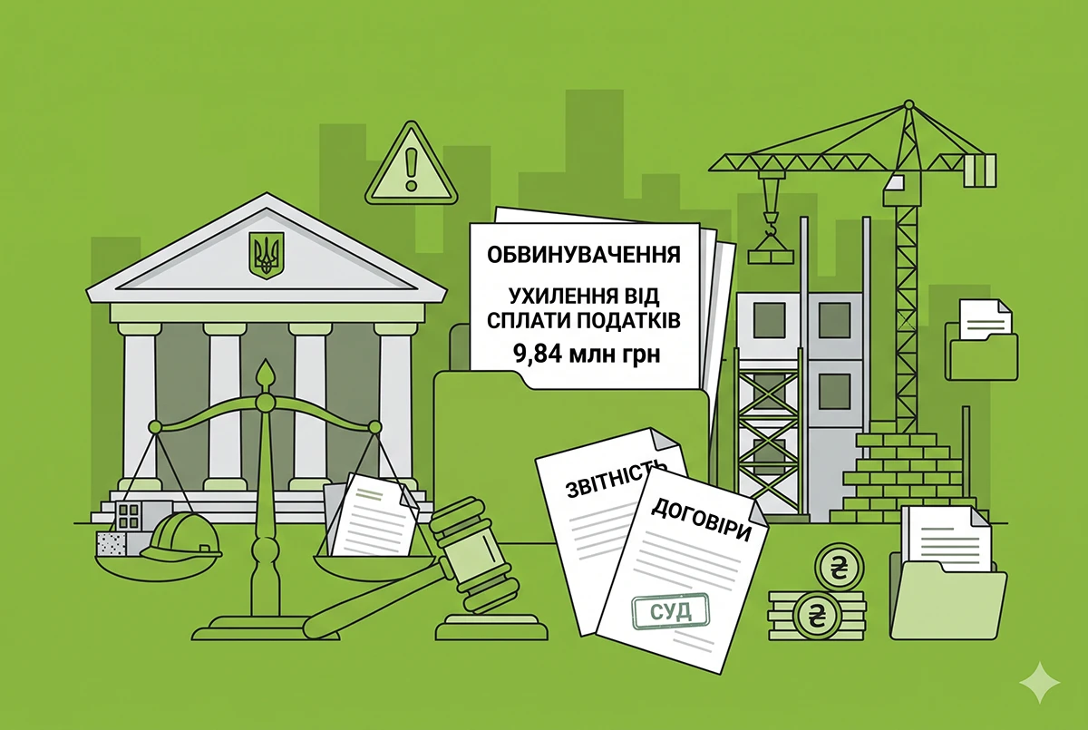 БЕБ скерувало до суду справу про несплату 9,84 млн грн податків будівельною компанією