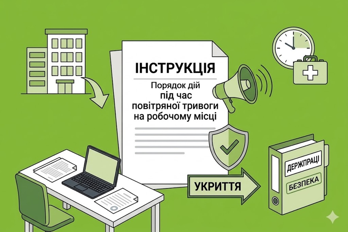 Повітряна тривога на роботі: Держпраці нагадала правила безпечної евакуації