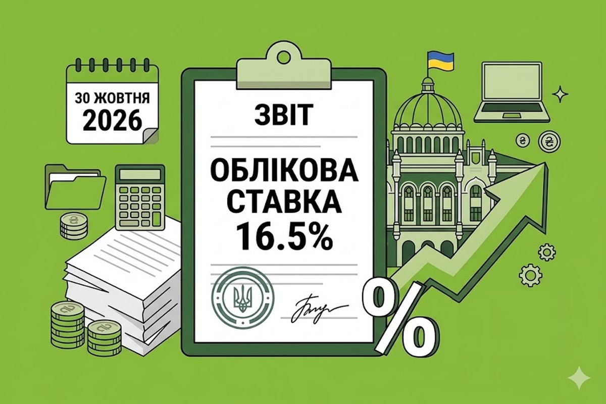 Нацбанк підвищив облікову ставку до 16,5% з 30 жовтня 2026 р.