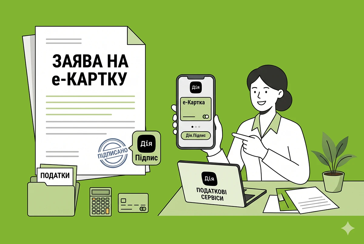 Е-Картка платника податків у Дії: покрокова інструкція