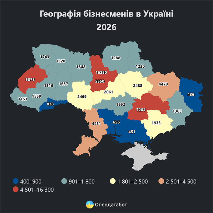 Географія бізнесменів в Україні