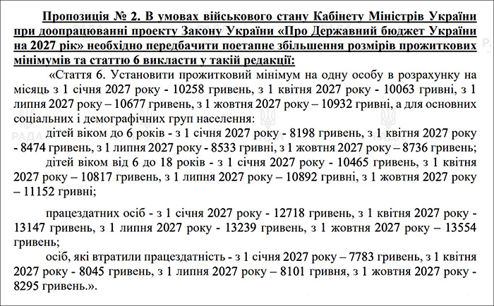 Пропозиція №2