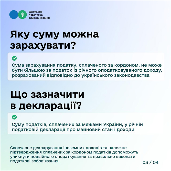 Податки, сплачені за кордоном (Слайд 3)